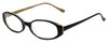 Ellen Tracy Designer Eyeglasses ET3002-BKDA in Black 52mm :: Rx Bi-Focal
