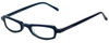 Ellen Tracy Designer Eyeglasses ET3011-BL in Blue 47mm :: Rx Bi-Focal