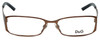 Dolce & Gabbana Designer Eyeglasses DG4133-H81-51 in Brown Copper 51mm :: Progressive