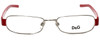 Dolce & Gabbana Designer Eyeglasses DG5004-063-52 in Silver Red 52mm :: Custom Left & Right Lens