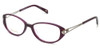 Silver Dollar Designer Reading Glasses Cashmere 463 in Purple 50mm CHOOSE POWER
