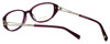 Silver Dollar Designer Reading Glasses Cashmere 463 in Purple 50mm CHOOSE POWER