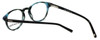 Silver Dollar Designer Reading Glasses CLD-9143 in Aqua Tortoise 48mm