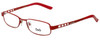 Dolce & Gabbana Designer Eyeglasses DG5041-107 in Red 52mm :: Custom Left & Right Lens