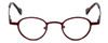 Cinzia Designer Reading Glasses Editorial 03 in Red 39mm
