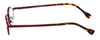 Cinzia Designer Reading Glasses Editorial 03 in Red 39mm