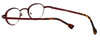 Cinzia Designer Reading Glasses Editorial 03 in Red 39mm