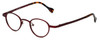 Cinzia Designer Reading Glasses Editorial 03 in Red 39mm
