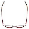 Cinzia Designer Reading Glasses Editorial 03 in Red 39mm