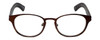 Cinzia Designer Reading Glasses The Innovator C2 in Brown 49mm