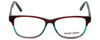 Marie Claire Designer Eyeglasses MC6217-BUR in Burgundy Stripe 52mm :: Rx Single Vision