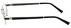 Gold & Wood Designer Eyeglasses Centaur-02 in Silver 52mm :: Custom Left & Right Lens