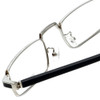Gold & Wood Designer Eyeglasses Centaur-02 in Silver 52mm :: Custom Left & Right Lens
