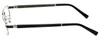 Gold & Wood Designer Eyeglasses Centaur-02 in Silver 52mm :: Progressive