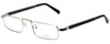 Gold & Wood Designer Eyeglasses Centaur-02 in Silver 52mm :: Rx Bi-Focal
