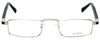 Gold & Wood Designer Reading Glasses Centaur-02 in Silver 52mm