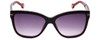 Carolina Herrera Designer Sunglasses SHE575-0J61 in Dark Red