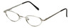 Flex Collection Authentic Designer Reading Glasses FL-75 in Chrome Silver 41 mm