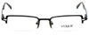Vogue Designer Eyeglasses VO3581-352-50 in Black Yellow 50mm :: Custom Left & Right Lens