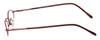 Flex Plus by Vivid Designer Reading Glasses Model 102 in Burgundy 46mm