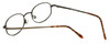 MetalFlex Designer Reading Glasses Model N in Ant-Gold 49mm