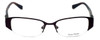 Vera Wang Women's Semi-Rimless Reading Glasses V065 Burgundy Red w/Crystals 49mm