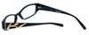 Vera Wang Authentic Designer Reading Glasses V080 Black Gold 50 mm Choose Power