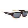 Jonathan Paul Polarized Fitovers Eyewear Large Pandera Toffee Ombre & Gray PD005