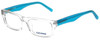 Converse Designer Eyeglasses Full-Color-Crystal in Crystal and Blue 50mm :: Custom Left & Right Lens