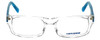 Converse Designer Eyeglasses Full-Color-Crystal in Crystal and Blue 50mm :: Progressive