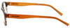 Converse Designer Eyeglasses Q014-Brown-Stripe-51 in Brown Stripe and Orange 51mm :: Rx Bi-Focal
