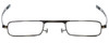 Slender Eyes Folding Metal Reading Glasses&Case Hi-Quality Corning Glass Lenses