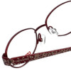 Converse Designer Eyeglasses Purr-Red in Red 49mm :: Custom Left & Right Lens