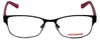 Converse Designer Reading Glasses K016-Black in Black and Pink 50mm