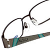 Converse Designer Unisex Metal Reading Glasses Q003 in Brown 50mm CHOOSE POWER