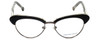 Jonathan Adler Designer Eyeglasses JA108-Black in Black 53mm :: Custom Left & Right Lens