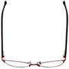 Jonathan Adler Designer Eyeglasses JA104-Red in Red 53mm :: Progressive