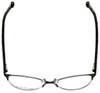Jonathan Adler Designer EyeGlasses JA503-Black-53 mm Black Gold Tortoise Marble