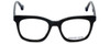 Jonathan Adler Designer Eyeglasses JA312-Black in Black 49mm :: Custom Left & Right Lens