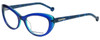Jonathan Adler Designer Eyeglasses JA302-Blue in Blue 51mm :: Rx Single Vision