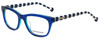 Jonathan Adler Designer Eyeglasses JA314-Blue in Blue 52mm :: Rx Single Vision