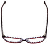 Jonathan Adler Designer Eyeglasses JA502-Burgundy in Burgundy 53mm :: Progressive