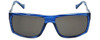 Lucky Brand Designer Sunglasses Refrain in Blue with Grey Lens