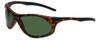 Woolrich Patriot Designer Sunglasses in Tortoise with Green Lens