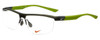 Nike Designer Eyeglasses Nike-7077-229 in Green 58mm :: Custom Left & Right Lens