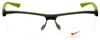 Nike Designer Eyeglasses 7077-229 in Green 58mm :: Rx Bi-Focal