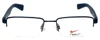 Nike Designer Eyeglasses Nike-4260-423 in Satin Blue Midnight Navy 51mm :: Progressive
