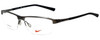 Nike Designer Eyeglasses Nike-6052-067 in Gunmetal Black 59mm :: Progressive