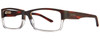 Smith Optics Designer Eyeglasses Rhodes in Matte Havana Crystal 54mm :: Rx Bi-Focal