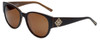 Charriol Designer Sunglasses in Brown Frame & Amber Lens (PC8088-C2)
